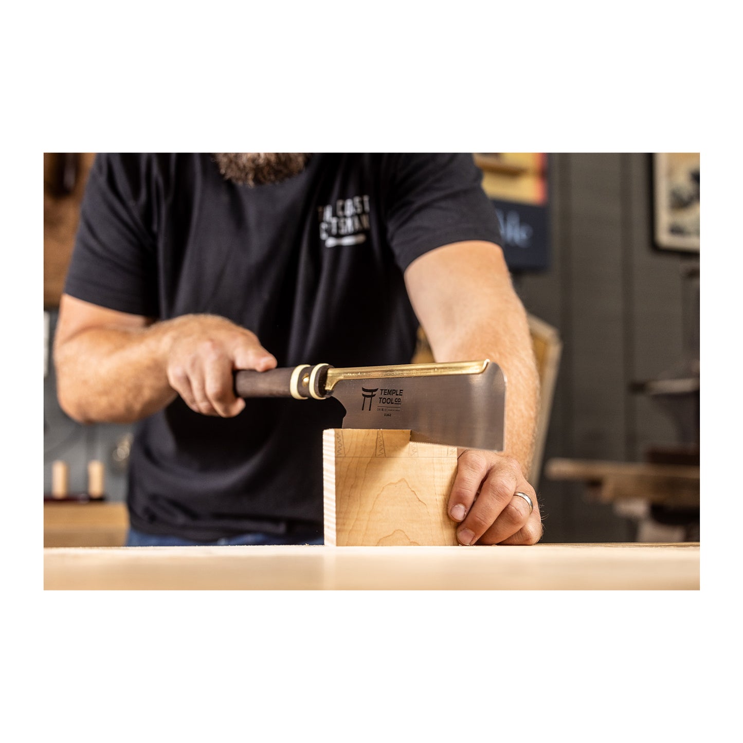 Temple Tool Serrucho Japonés Dozuki 240mm Cola de Milano